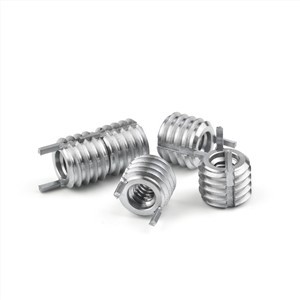 Metrik Dinding Tipis Mengunci Kunci Sisipan Berulir